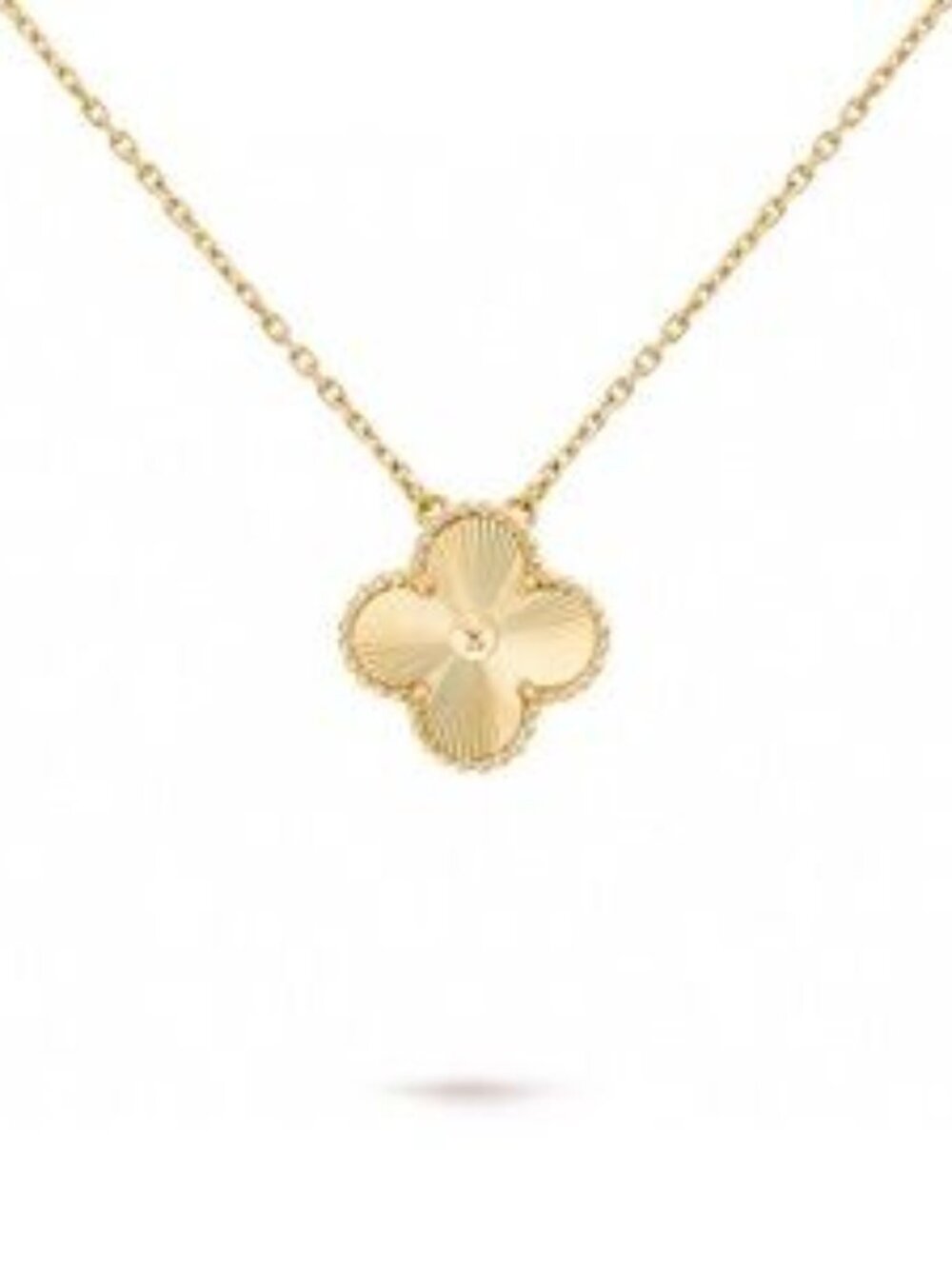 Van Cleef & Arpels Gold Necklace with Organic Texture